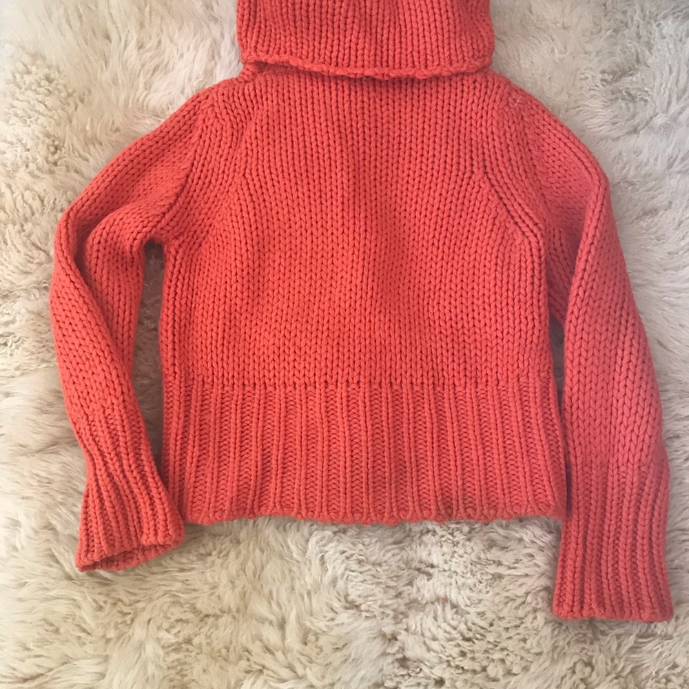 Orange color sweater